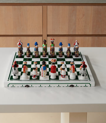 Handmade Chess Set with a flaw - NO.7 - Four Leaves