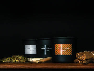 Three scented candles - Four Leaves