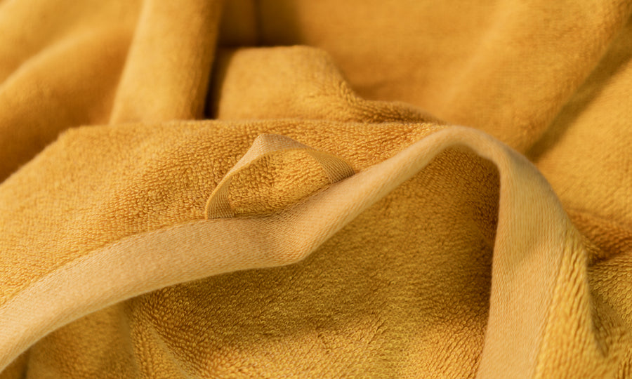 Ahangama yellow bath towel (set of two) - Four Leaves
