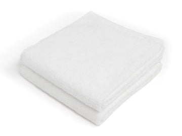 Nayakakanda white bath towel (set of two) - Four Leaves