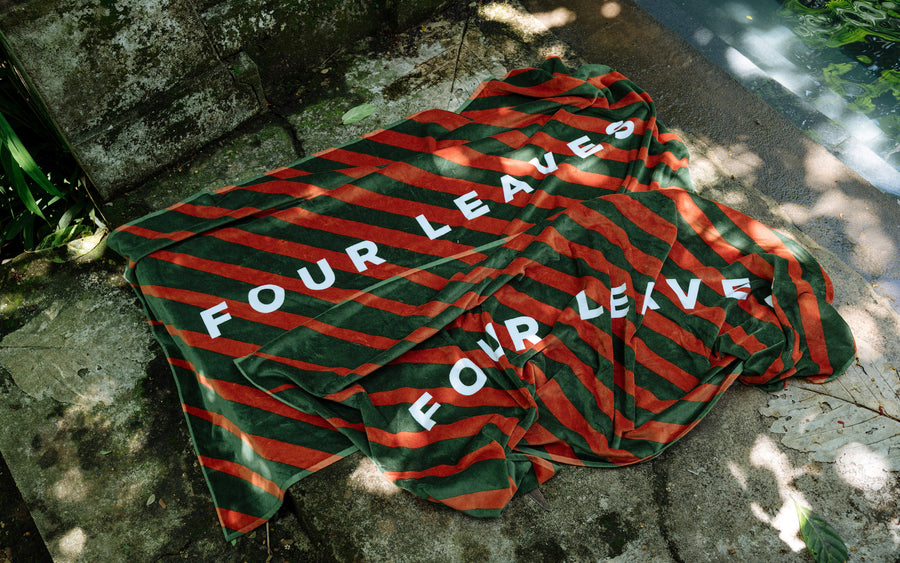 Multicolour beach towel - Four Leaves